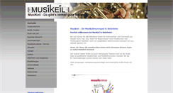 Desktop Screenshot of musikeil.de